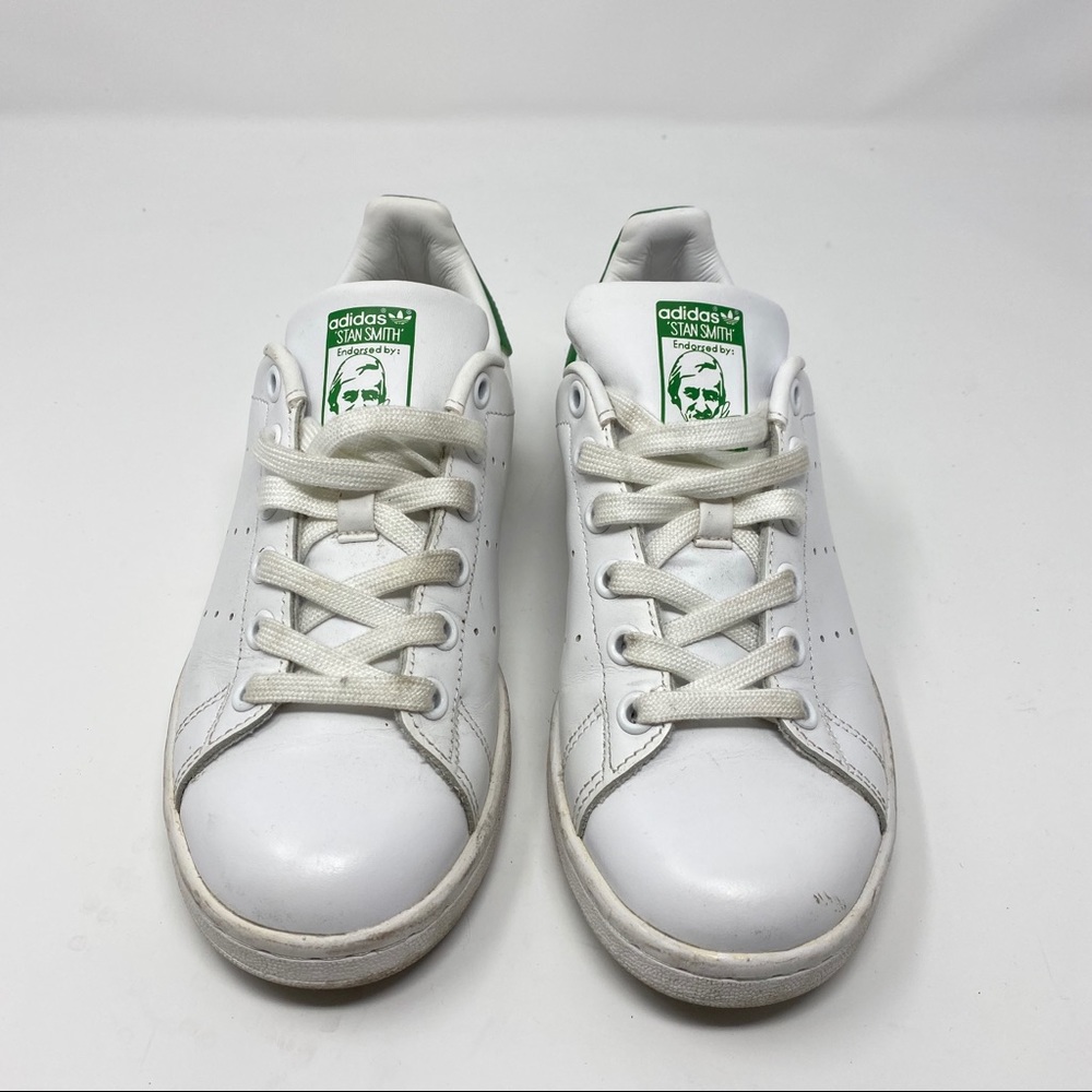 ADIDAS STAN SMITH WHITE LEATHER SNEAKERS